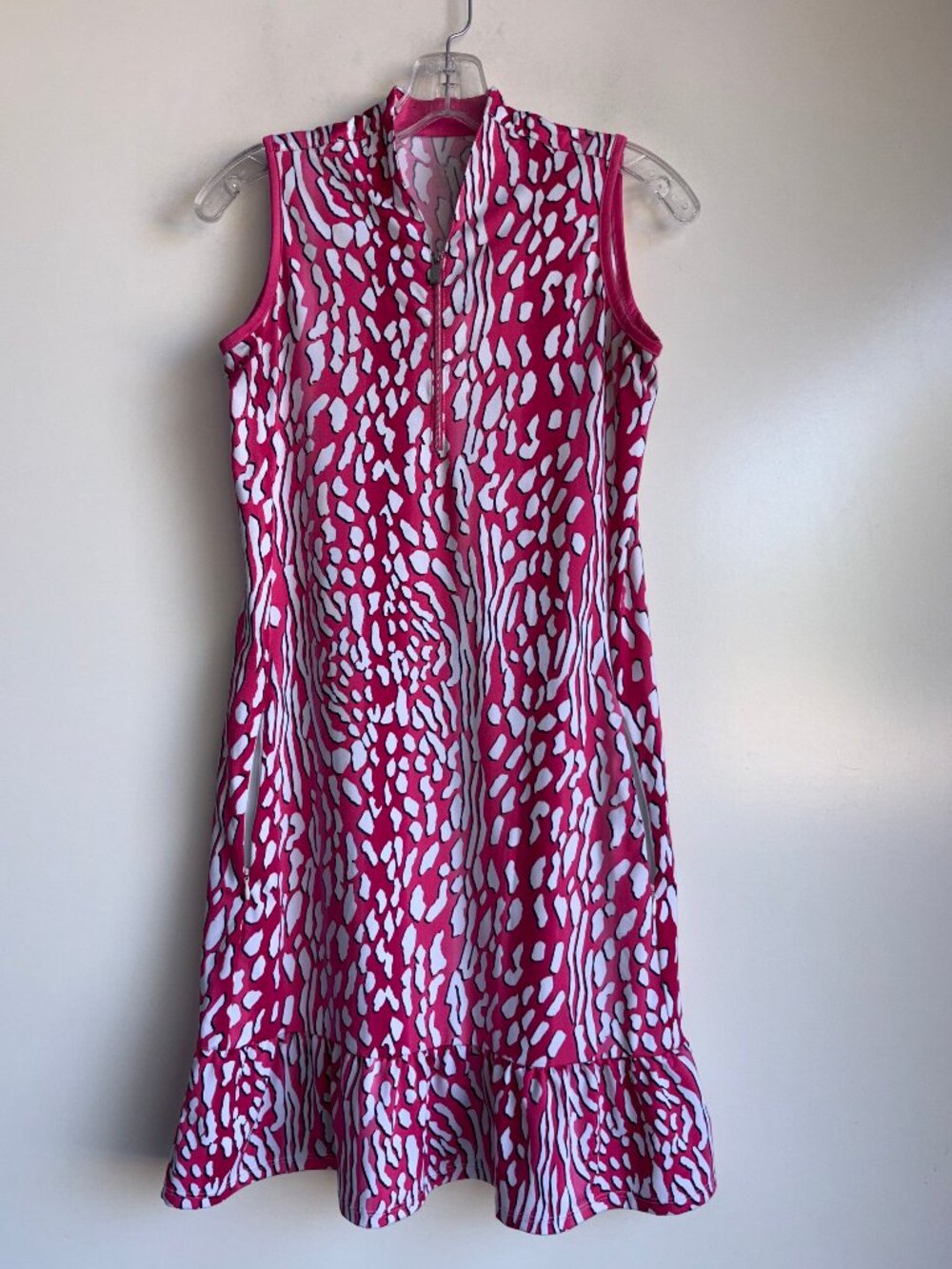 TAIL 1/4 Zip Golf Tennis Dress Size XS Pink